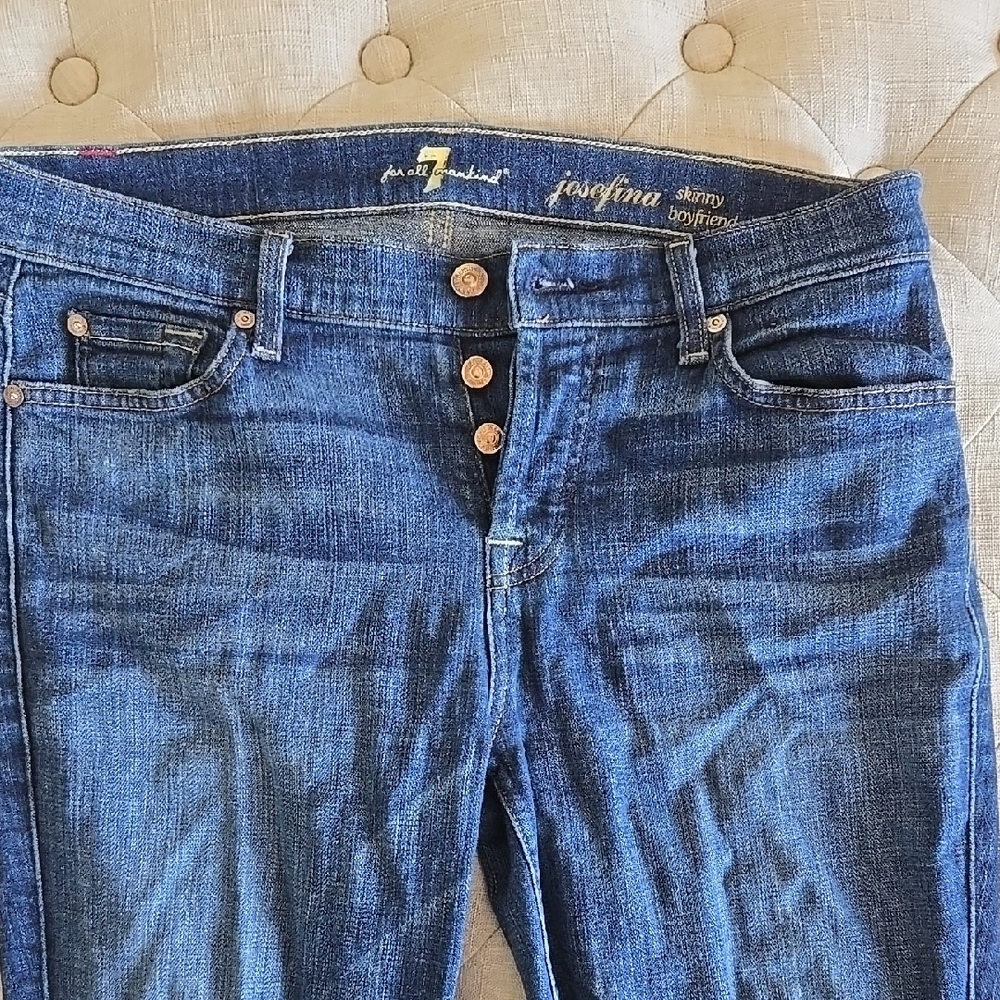 7 For All Mankind Josefina Skimny Boyfriend Jeans